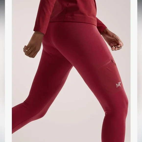 Arc’teryx heavyweight rho leggings women bordeaux - Picture 2 of 9